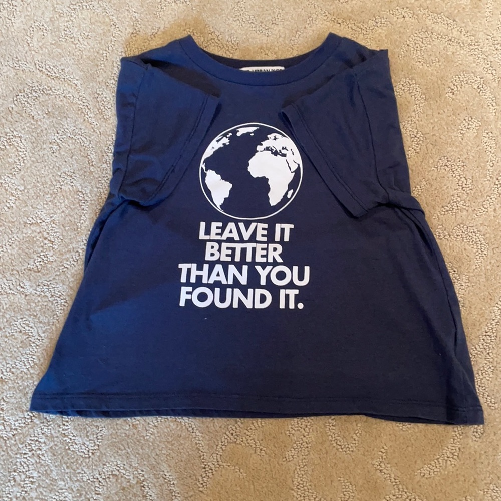 Navy Leave it better than you found it shirt